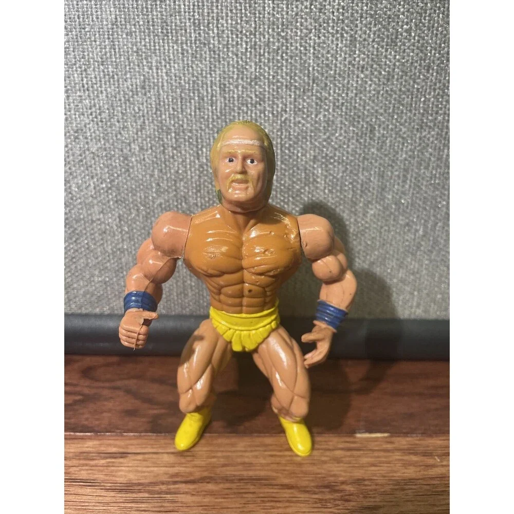 1980's Bootleg HULK HOGAN Action Figure Wrestling Champs WWE WWF WCW Played